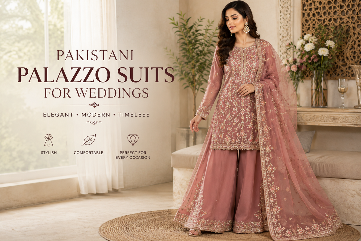 Pakistani Palazzo Suits for Weddings – Complete UK Style Guide