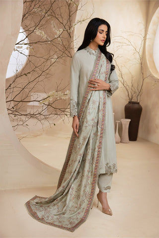 Unstitched Luxury Iznik Winter Collection ILW-04 CLAIRE Unstitched Luxury Iznik Winter Collection ILW-04 CLAIRE