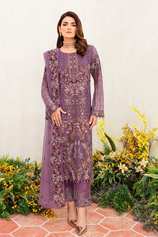 Unstitched Ramsha Chiffon Collection F-2404 Unstitched Ramsha Chiffon Collection F-2404