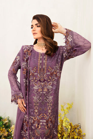 Unstitched Ramsha Chiffon Collection F-2404 Unstitched Ramsha Chiffon Collection F-2404