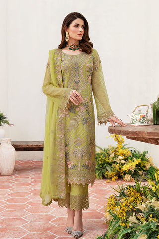 Unstitched Ramsha Chiffon Collection F-2408 Unstitched Ramsha Chiffon Collection F-2408