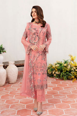 Unstitched Ramsha Chiffon Collection F-2411 Unstitched Ramsha Chiffon Collection F-2411