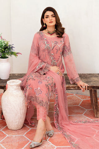 Unstitched Ramsha Chiffon Collection F-2411 Unstitched Ramsha Chiffon Collection F-2411
