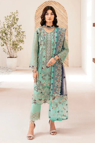 Ready To Wear Rangoon Chiffon Embroidered Collection By Ramsha D-1207 Ready To Wear Rangoon Chiffon Embroidered Collection By Ramsha D-1207
