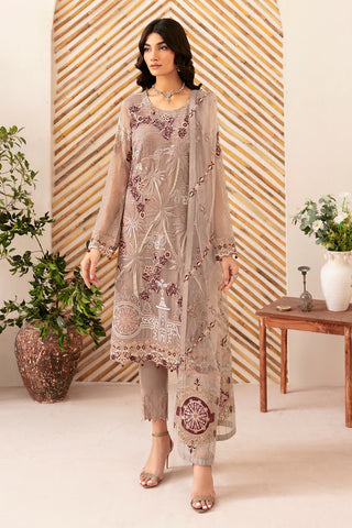 Ready To Wear Rangoon Chiffon Embroidered Collection By Ramsha D-1206 Ready To Wear Rangoon Chiffon Embroidered Collection By Ramsha D-1206