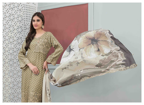 Tawakkal Unstitched Amari Banarsi Viscose Collection D-9860 Tawakkal Unstitched Amari Banarsi Viscose Collection D-9860