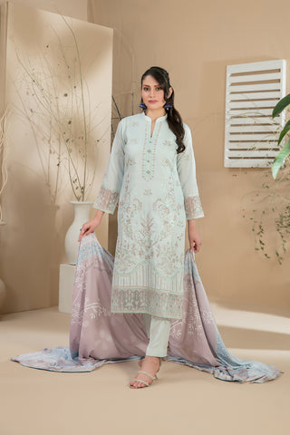 Unstitched Kenza Collection by Tawakkal D-9914 Unstitched Kenza Collection by Tawakkal D-9914