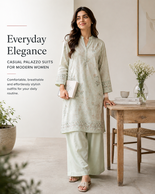 Casual Pakistani Palazzo Suits for Everyday Wear (UK Guide)