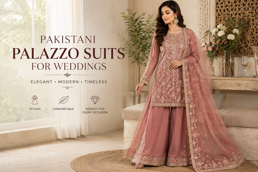 Pakistani Palazzo Suits for Weddings – Complete UK Style Guide