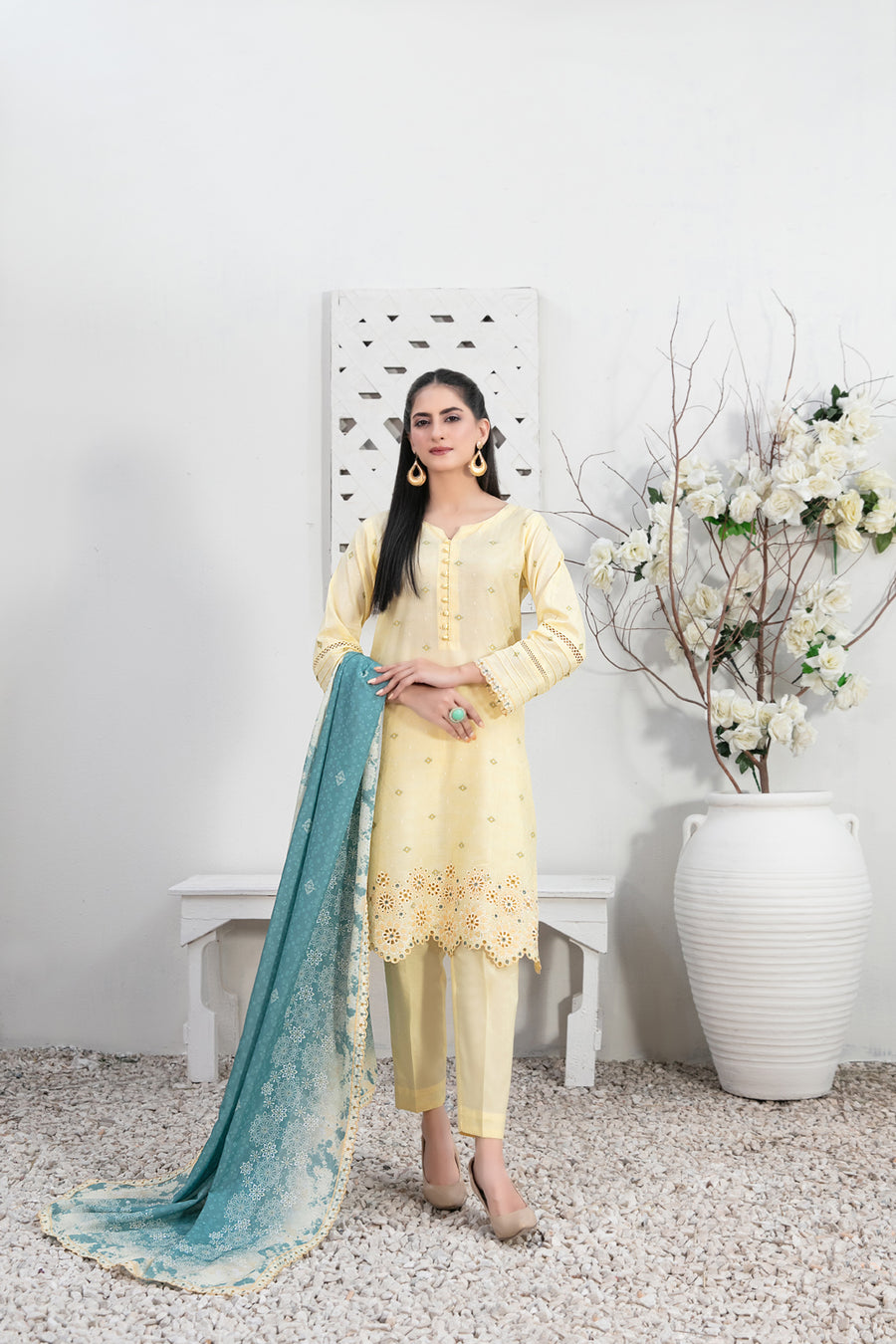 Tawakkal Tanzil Collection Ready To Wear Trouser Suit D-2760