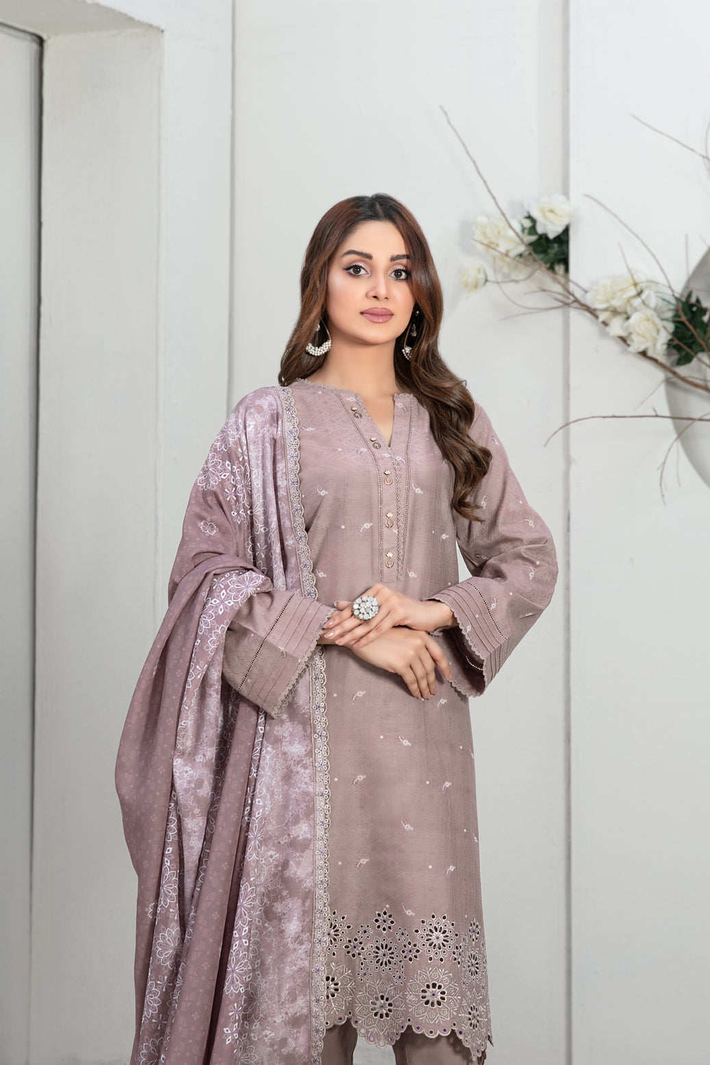 Tawakkal Tanzil Collection Ready To Wear Trouser Suit D-2764