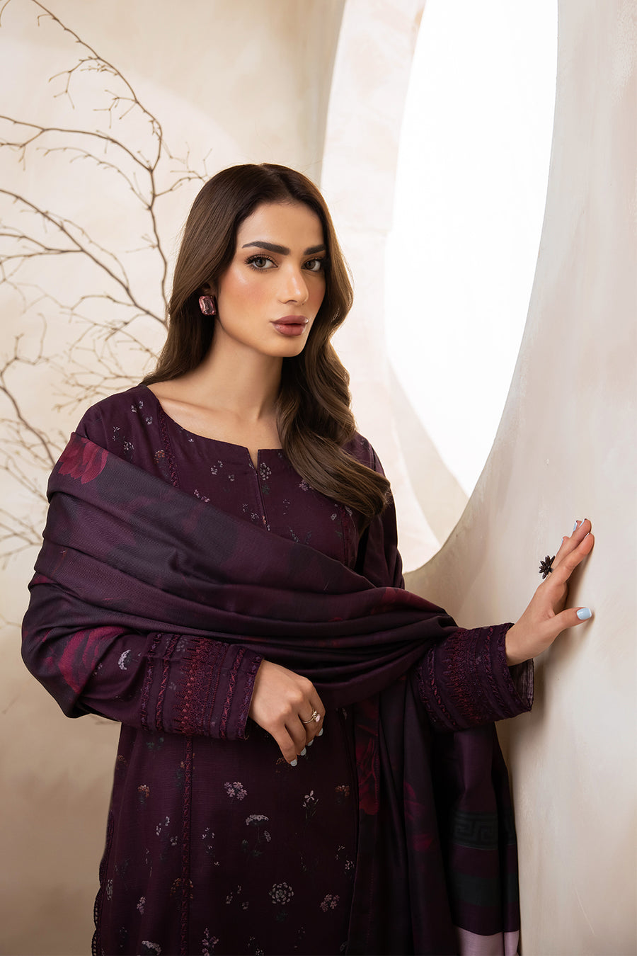 Unstitched Luxury Iznik Winter Collection ILW-12 INKLING