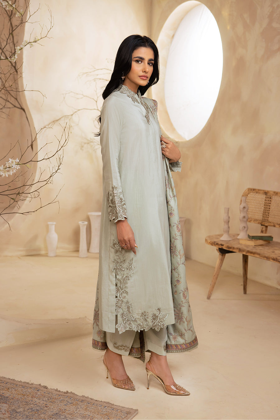 Unstitched Luxury Iznik Winter Collection ILW-04 CLAIRE