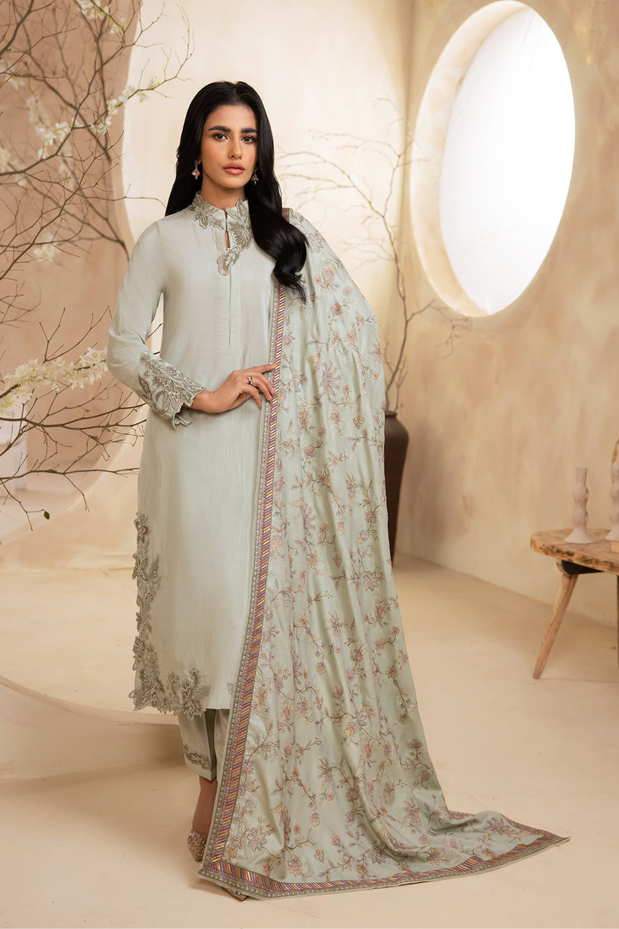Unstitched Luxury Iznik Winter Collection ILW-04 CLAIRE