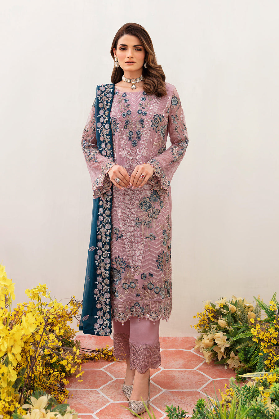 Unstitched Ramsha Chiffon Collection F-2401