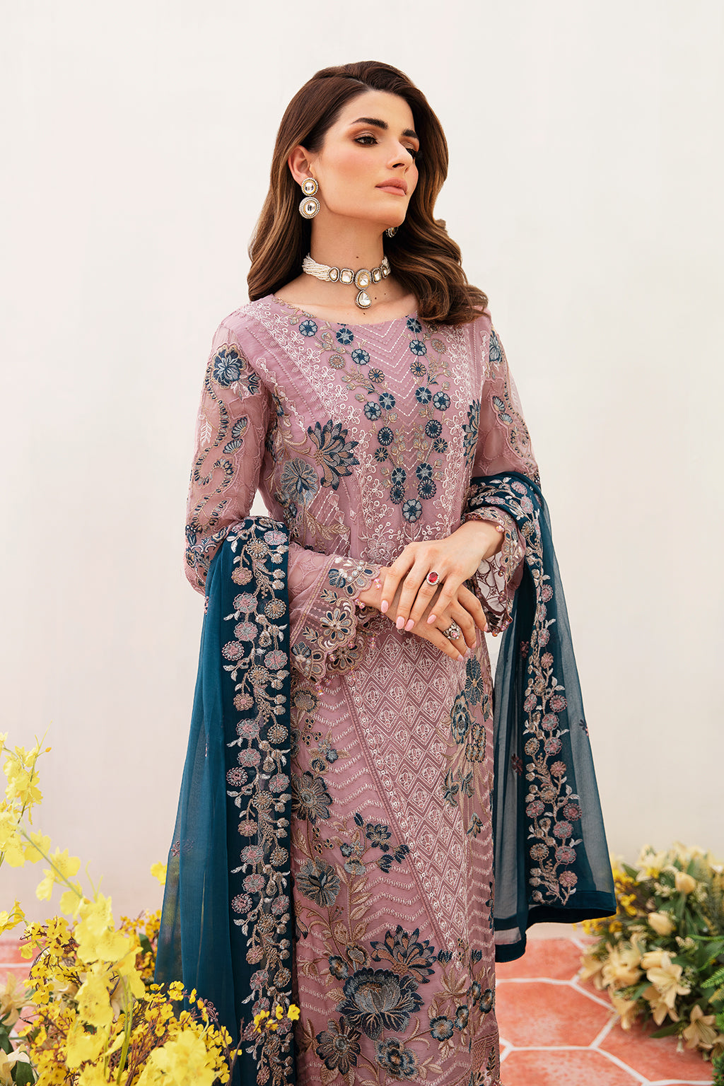 Unstitched Ramsha Chiffon Collection F-2401