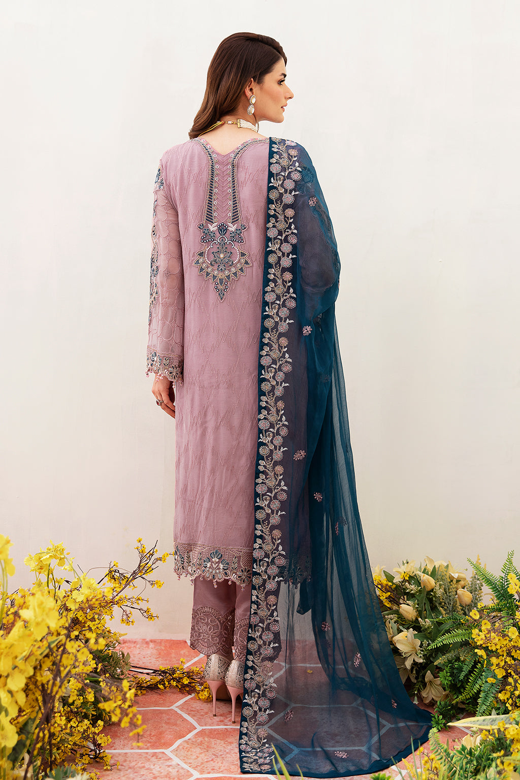 Unstitched Ramsha Chiffon Collection F-2401