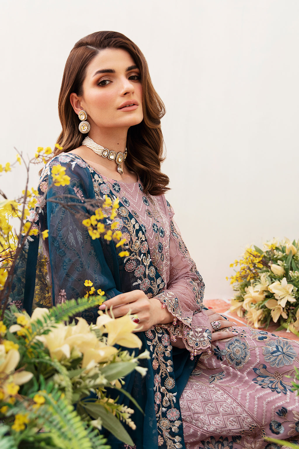 Unstitched Ramsha Chiffon Collection F-2401