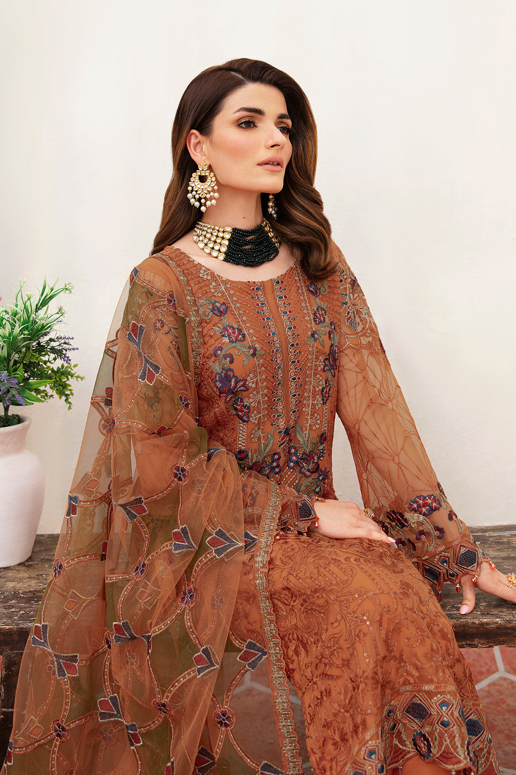 Unstitched Ramsha Chiffon Collection F-2407