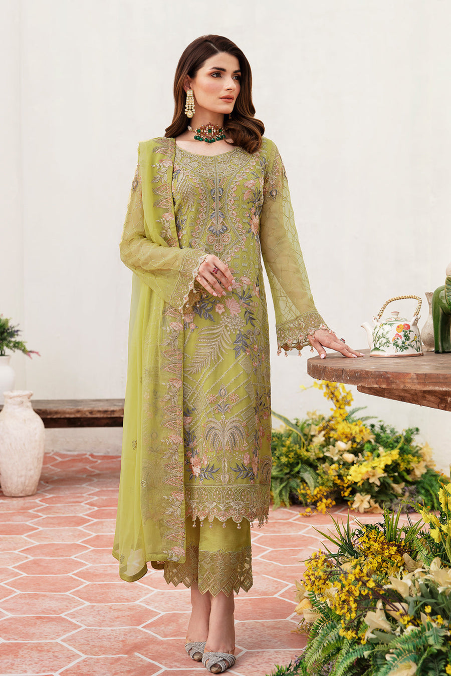 Unstitched Ramsha Chiffon Collection F-2408