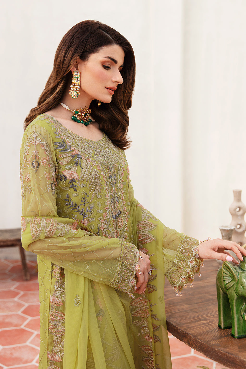 Unstitched Ramsha Chiffon Collection F-2408