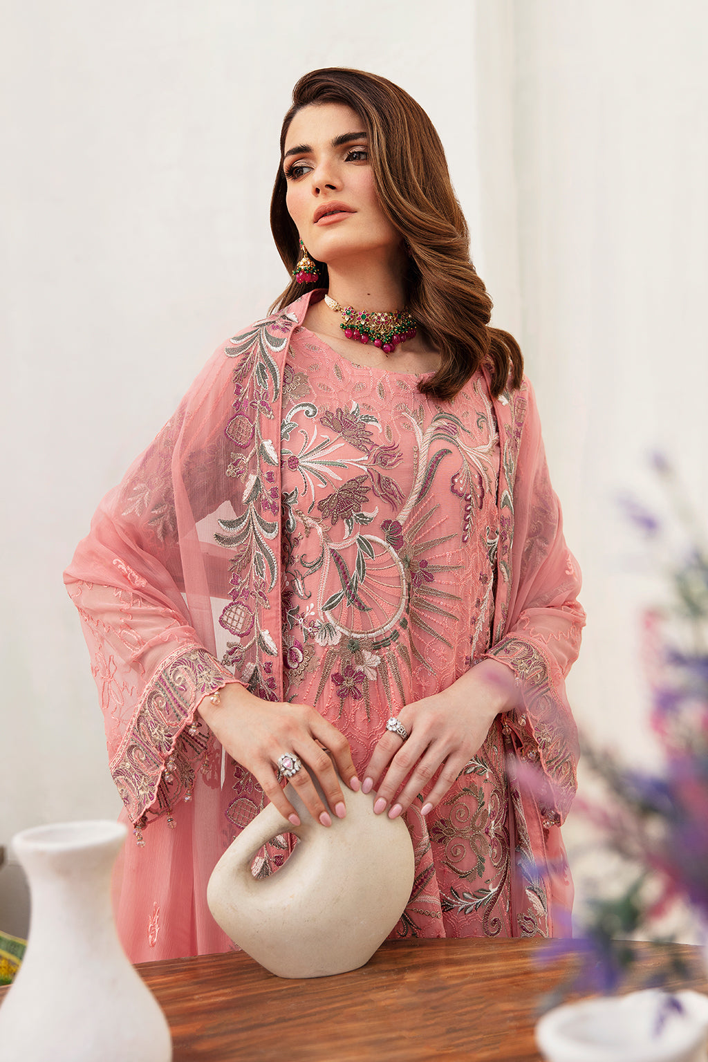Unstitched Ramsha Chiffon Collection F-2411