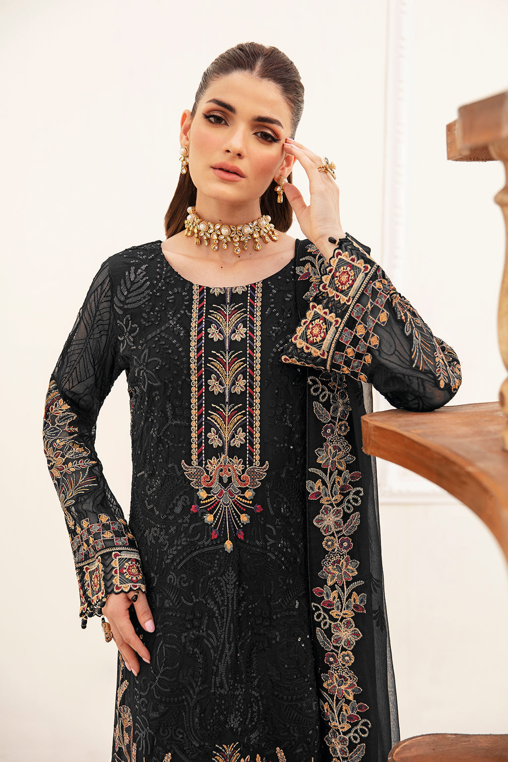 Unstitched Ramsha Chiffon Collection F-2403