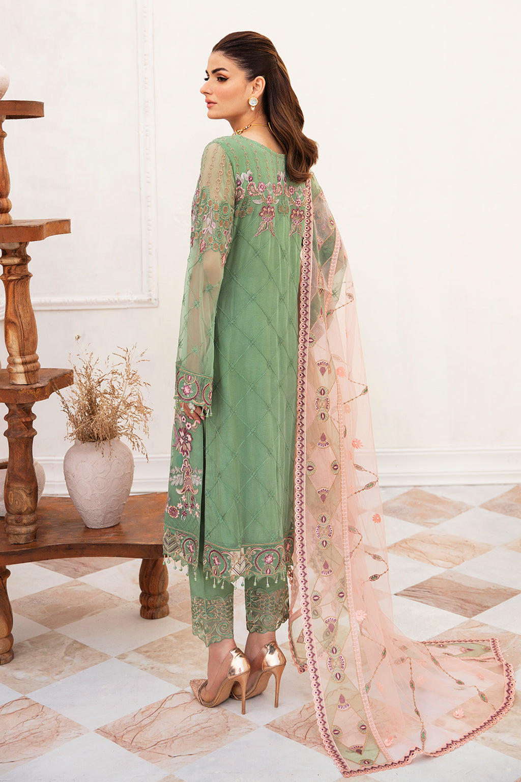 Unstitched Ramsha Chiffon Collection F-2406
