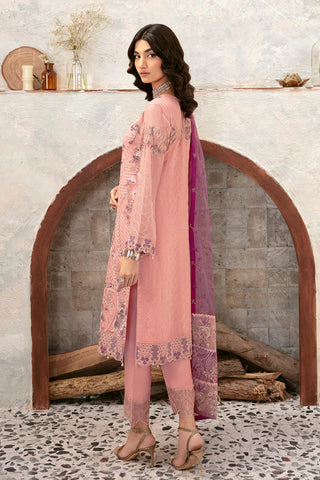 Ready To Wear Rangoon Chiffon Embroidered Collection By Ramsha D-1201