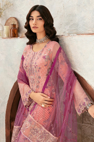 Ready To Wear Rangoon Chiffon Embroidered Collection By Ramsha D-1201