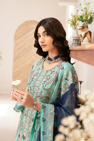 Ready To Wear Rangoon Chiffon Embroidered Collection By Ramsha D-1207