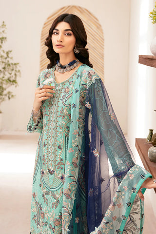 Ready To Wear Rangoon Chiffon Embroidered Collection By Ramsha D-1207