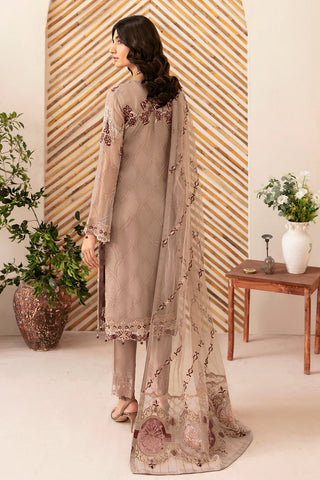 Ready To Wear Rangoon Chiffon Embroidered Collection By Ramsha D-1206