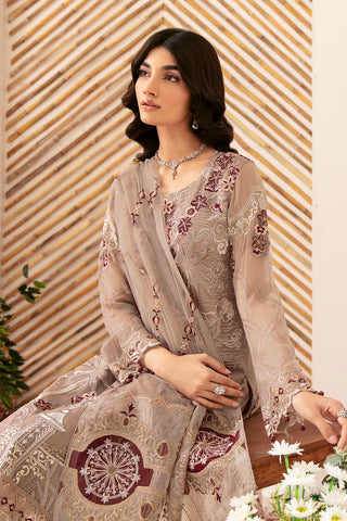 Ready To Wear Rangoon Chiffon Embroidered Collection By Ramsha D-1206