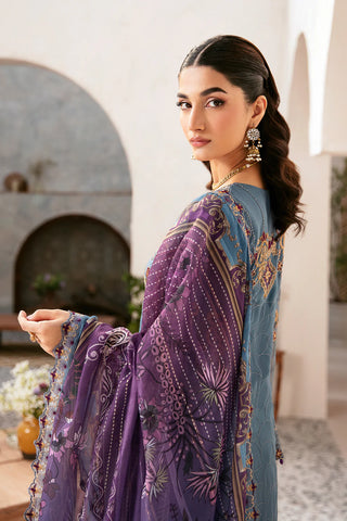 Ready To Wear Rangoon Chiffon Embroidered Collection By Ramsha D-1202