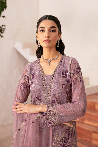 Ready To Wear Rangoon Chiffon Embroidered Collection By Ramsha D-1208