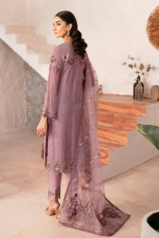 Ready To Wear Rangoon Chiffon Embroidered Collection By Ramsha D-1208