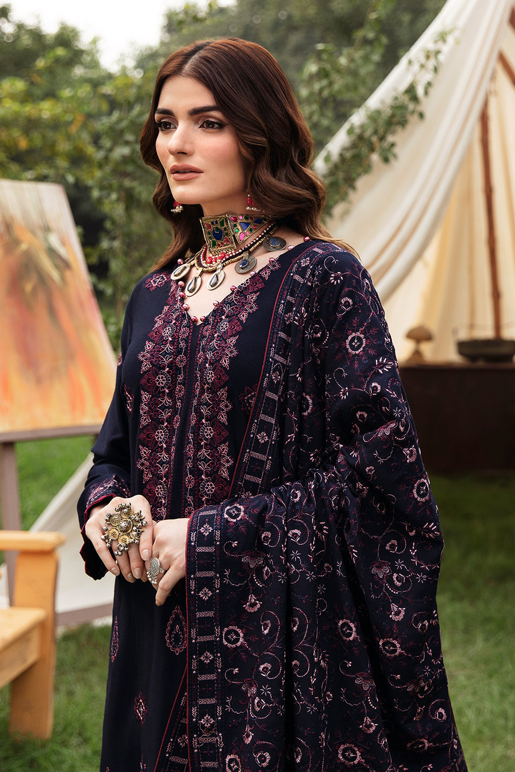 Unstitched Reet Karandi Collection By Ramsha R-902