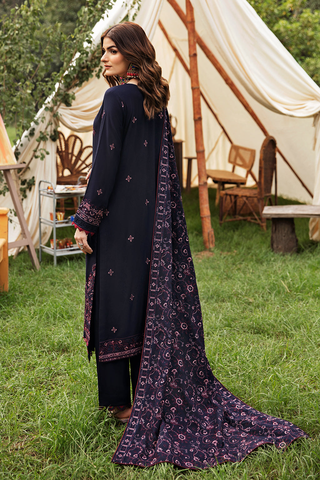 Unstitched Reet Karandi Collection By Ramsha R-902