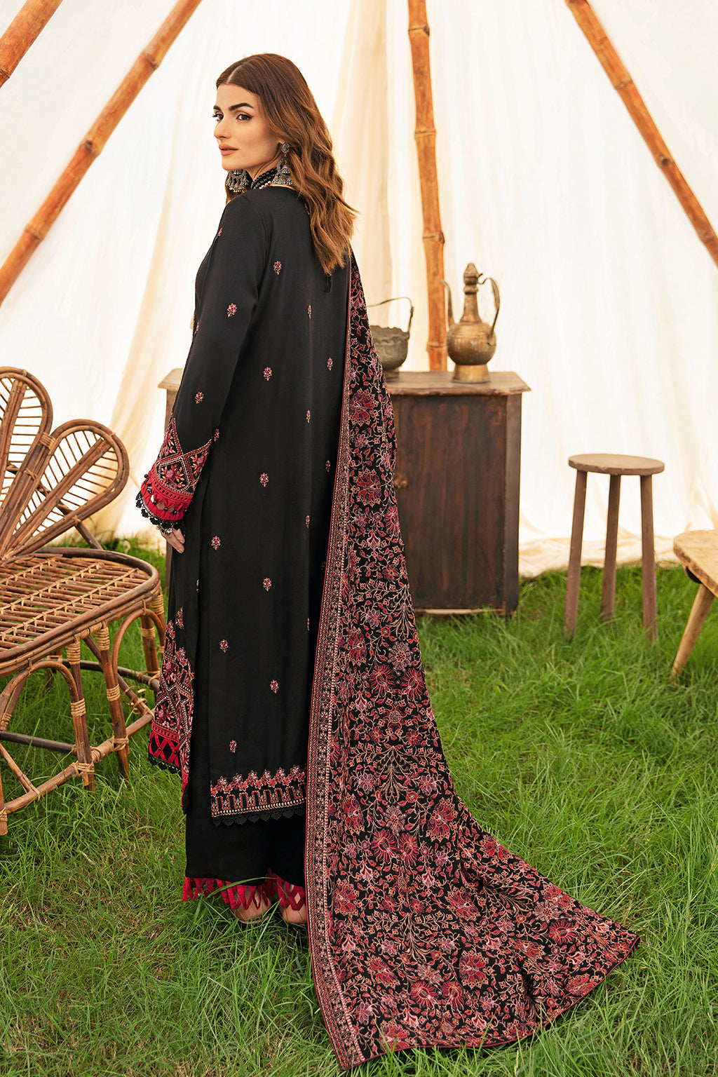 Unstitched Reet Karandi Collection By Ramsha R-904