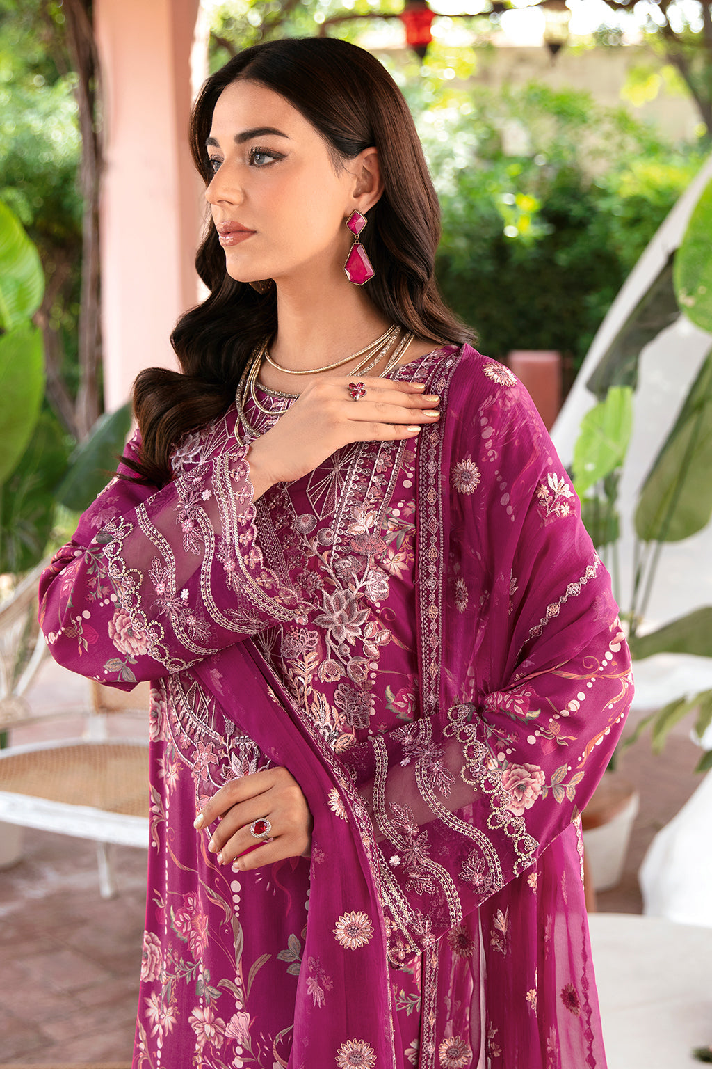 Unstitched Riwaj Printed Viscose Collection By Ramsha J-204