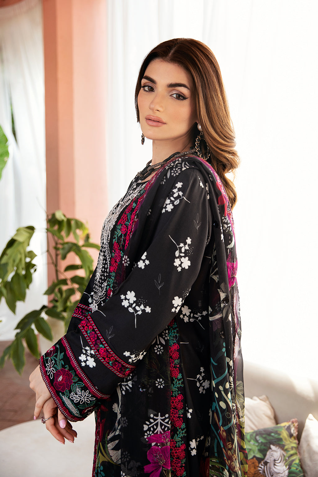 Unstitched Riwaj Printed Viscose Collection By Ramsha J-203