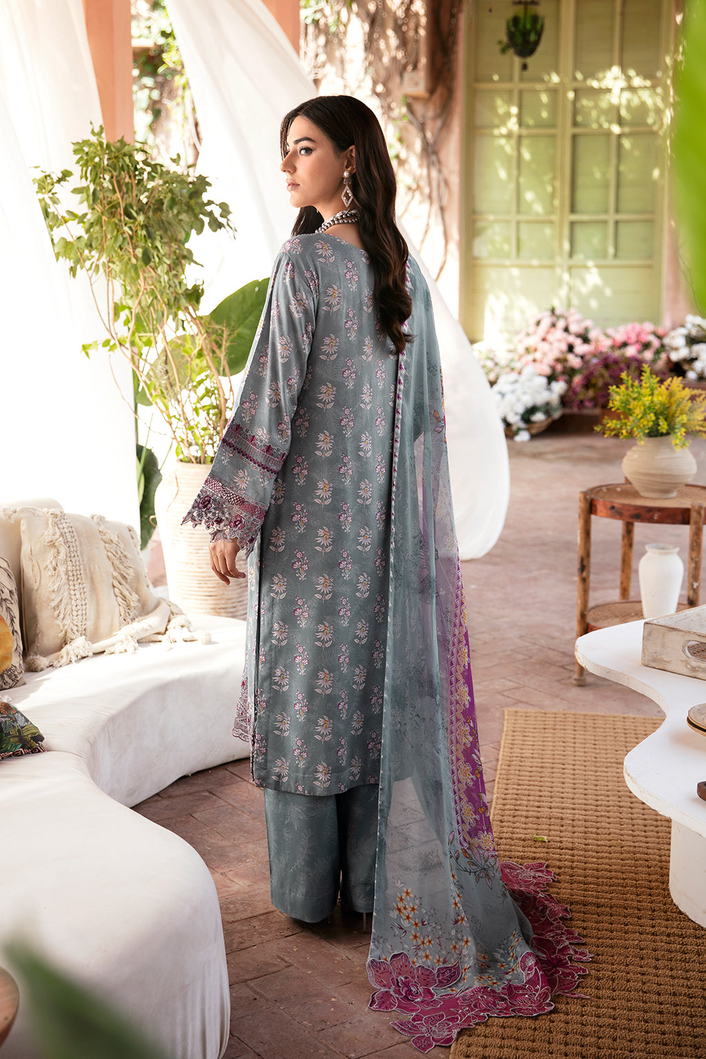 Unstitched Riwaj Printed Viscose Collection By Ramsha J-208