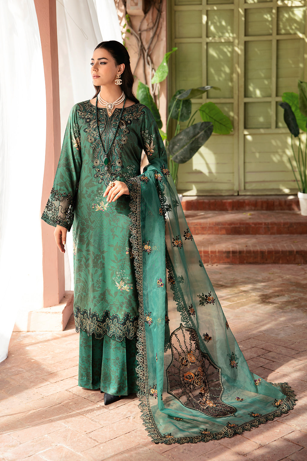 Unstitched Riwaj Printed Viscose Collection By Ramsha J-207