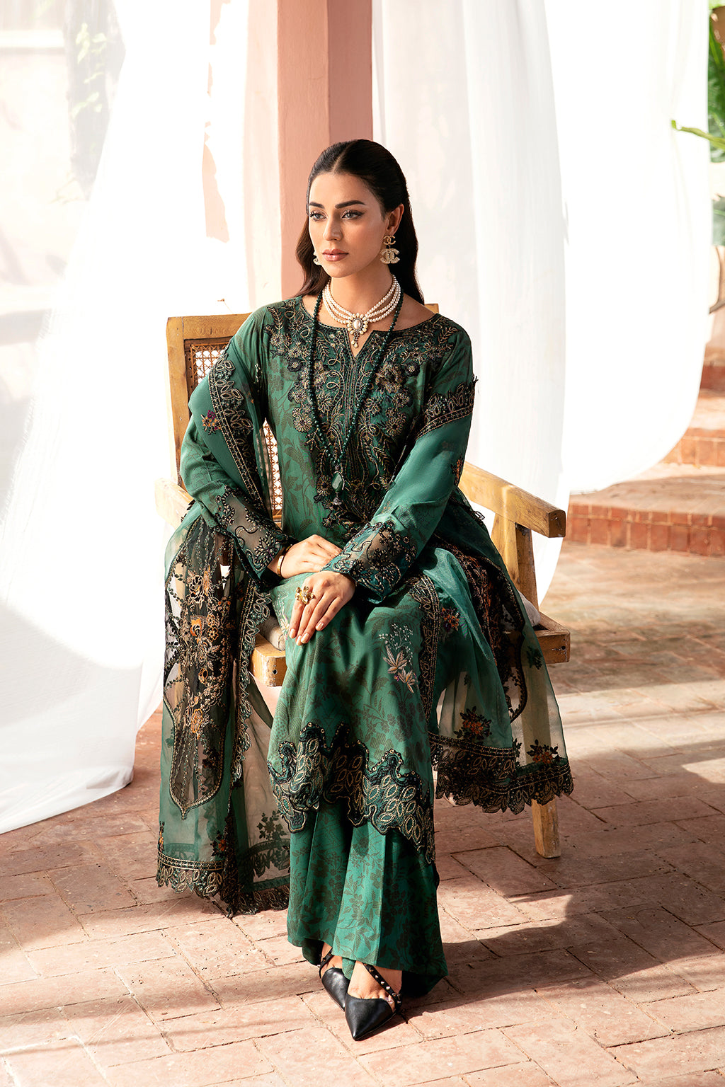 Unstitched Riwaj Printed Viscose Collection By Ramsha J-207