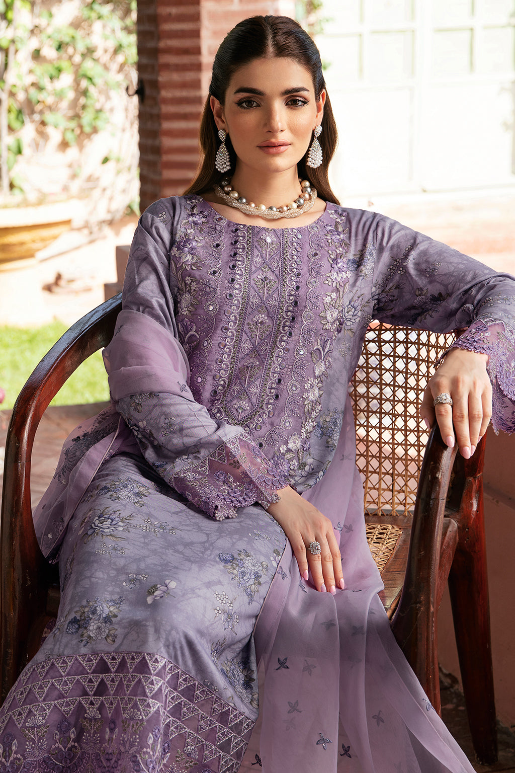 Unstitched Riwaj Printed Viscose Collection By Ramsha J-202