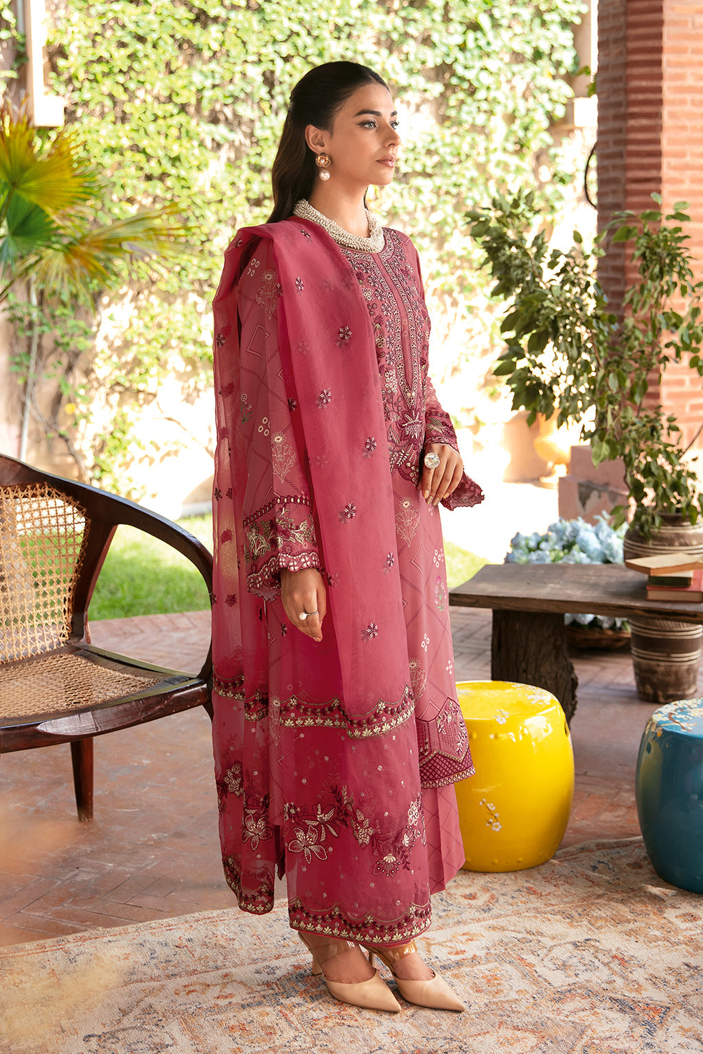 Unstitched Riwaj Printed Viscose Collection By Ramsha J-206