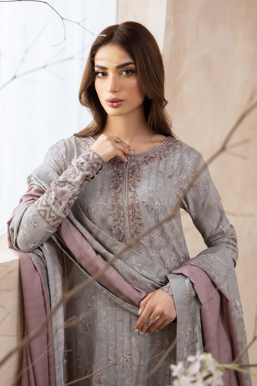 Unstitched Luxury Iznik Winter Collection ILW-07 AURELIA