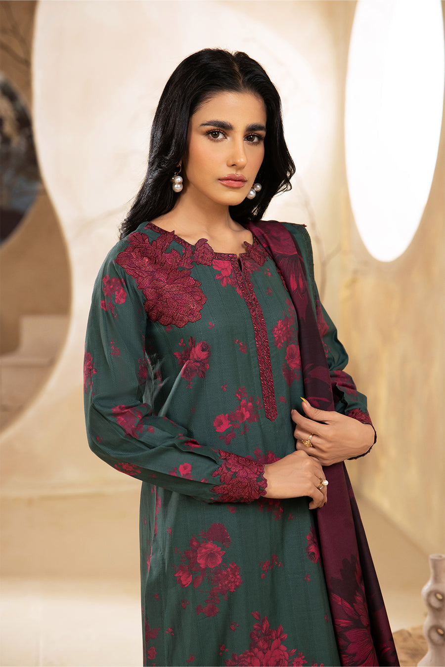 Unstitched Luxury Iznik Winter Collection ILW-08 CARINA