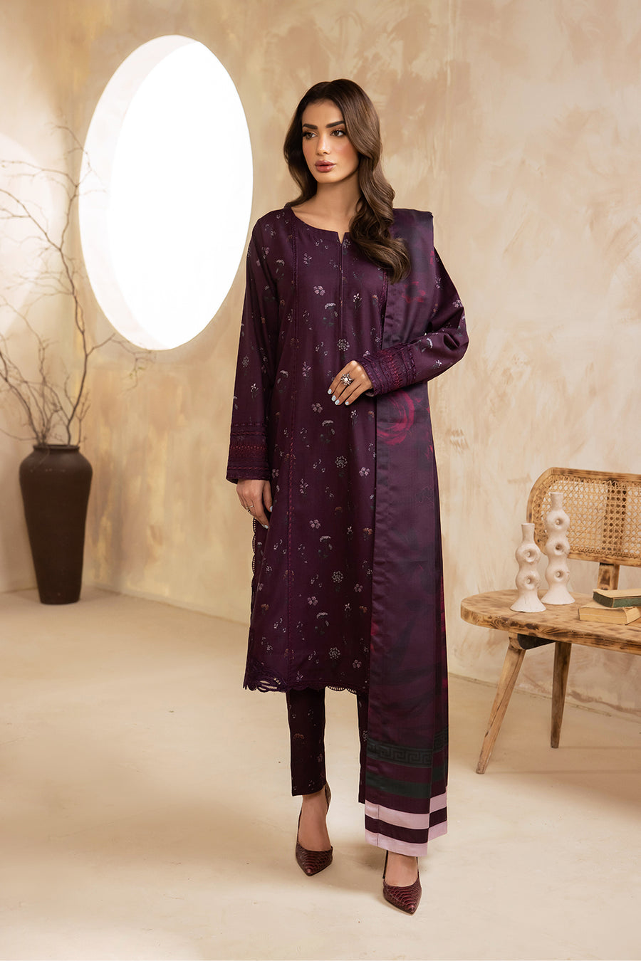 Unstitched Luxury Iznik Winter Collection ILW-12 INKLING